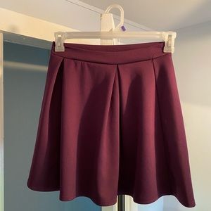 Purple skater skirt